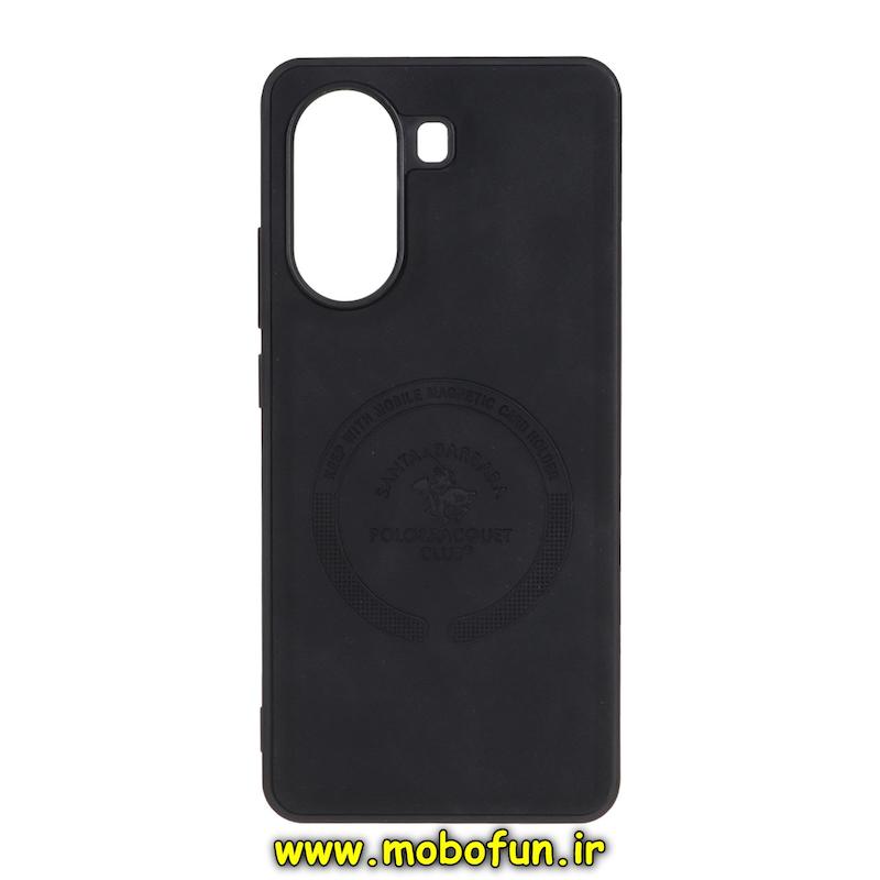قاب گوشی Poco X7 Pro شیائومی اورجینال POLO پولو NEW CASE جیر درجه یک HARD طرح مگ سیف مشکی کد 76101