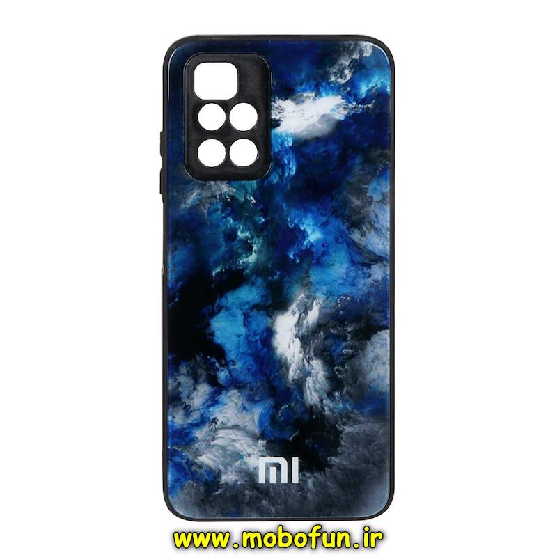 قاب گوشی Redmi 10 / Redmi 10 Prime شیائومی پشت گلس شیشه ای محافظ لنز دار کهکشانی کد 76122