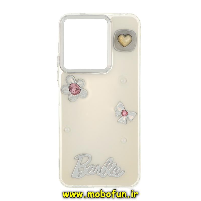 قاب گوشی Redmi 13 4G / Redmi 13 5G / Redmi 13X / Poco M6 4G شیائومی فانتزی برجسته رزینی Luxury Case لنز و دکمه کرومی کد 76132