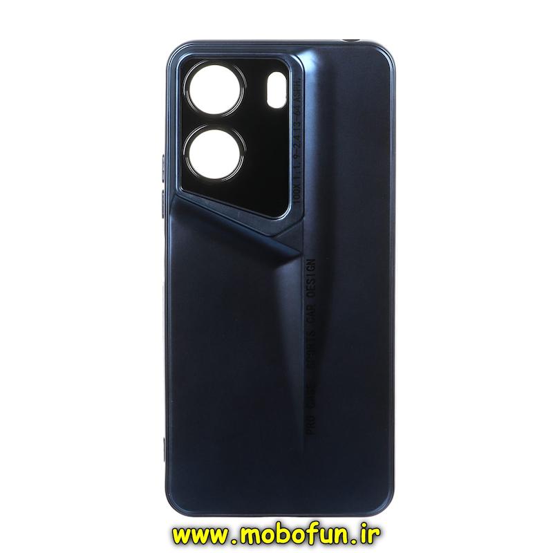 قاب گوشی Redmi 13C / Poco C65 شیائومی سری Porsche Design پورش دیزاین Hard LUXURY محافظ لنز دار سرمه ای کد 76150