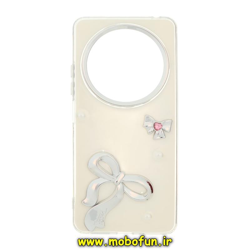 قاب گوشی Redmi 14C / Poco C75 / Redmi A4 شیائومی فانتزی برجسته رزینی Luxury Case لنز و دکمه کرومی کد 76182