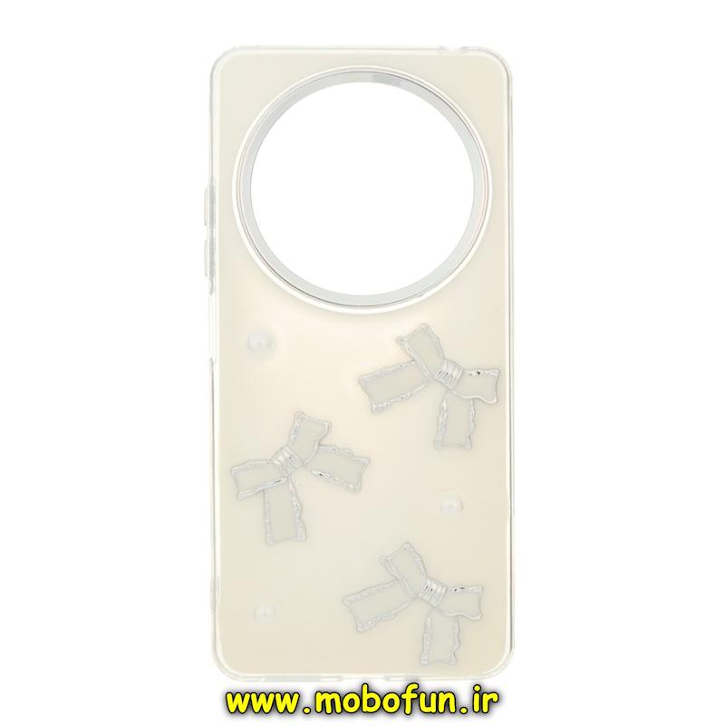 قاب گوشی Redmi 14C / Poco C75 / Redmi A4 شیائومی فانتزی برجسته رزینی Luxury Case لنز و دکمه کرومی کد 76183