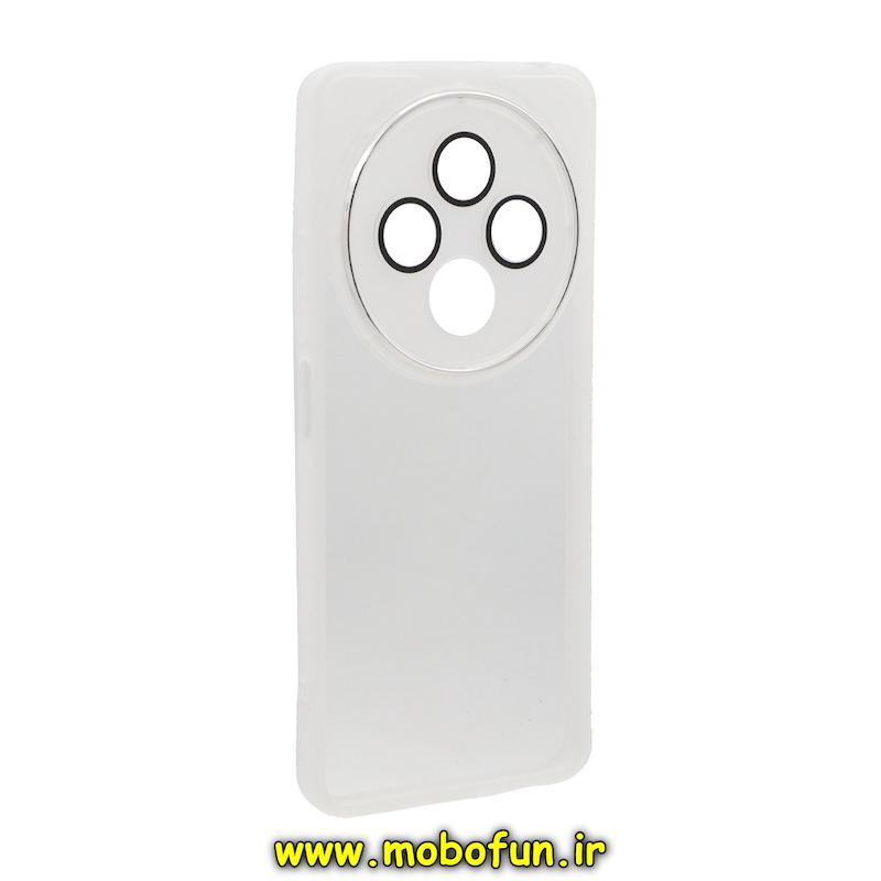 قاب گوشی Redmi 14C / Poco C75 / Redmi A4 شیائومی اورجینال متال کیس Metal طرح ژله ای شفاف محافظ لنز دار بی رنگ کد 76195