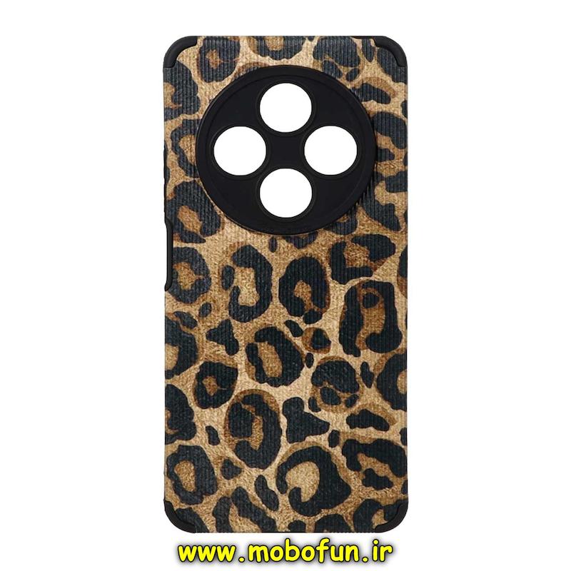 قاب گوشی Redmi 14C / Poco C75 / Redmi A4 شیائومی طرح کبریتی چرمی اورجینال Unique Case محافظ لنزدار کپسولی پلنگی کد 76233