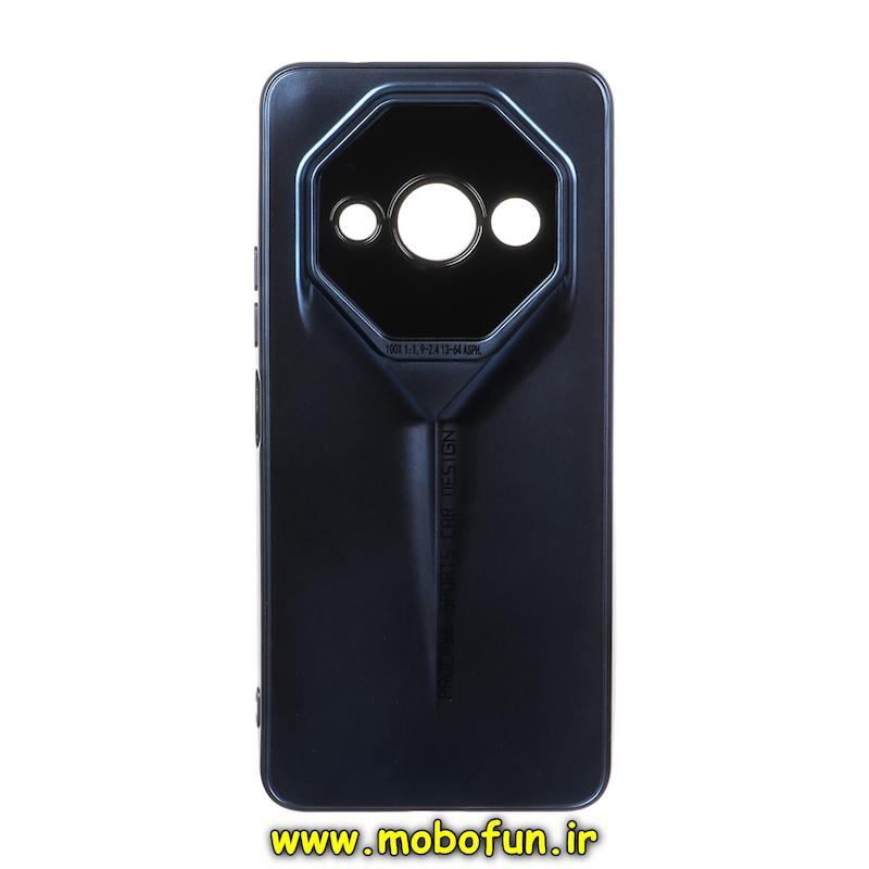 قاب گوشی Redmi A3 - Redmi A3X شیائومی سری Porsche Design پورش دیزاین Hard LUXURY محافظ لنز دار سرمه ای کد 76296