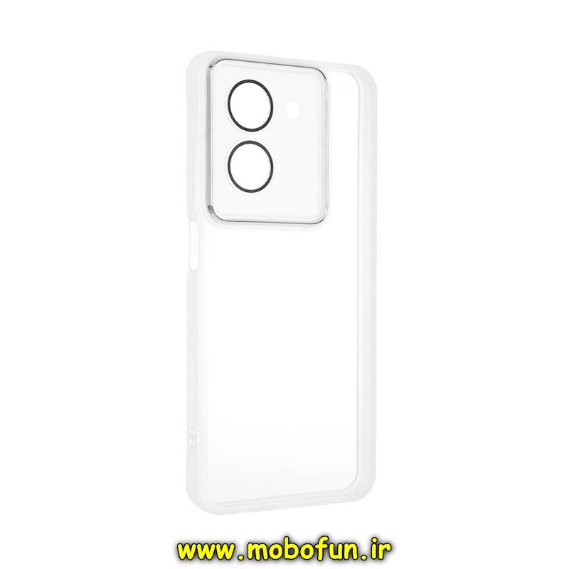 قاب گوشی Redmi A5 / Poco C71 شیائومی اورجینال متال کیس Metal طرح ژله ای شفاف محافظ لنز دار بی رنگ کد 76312