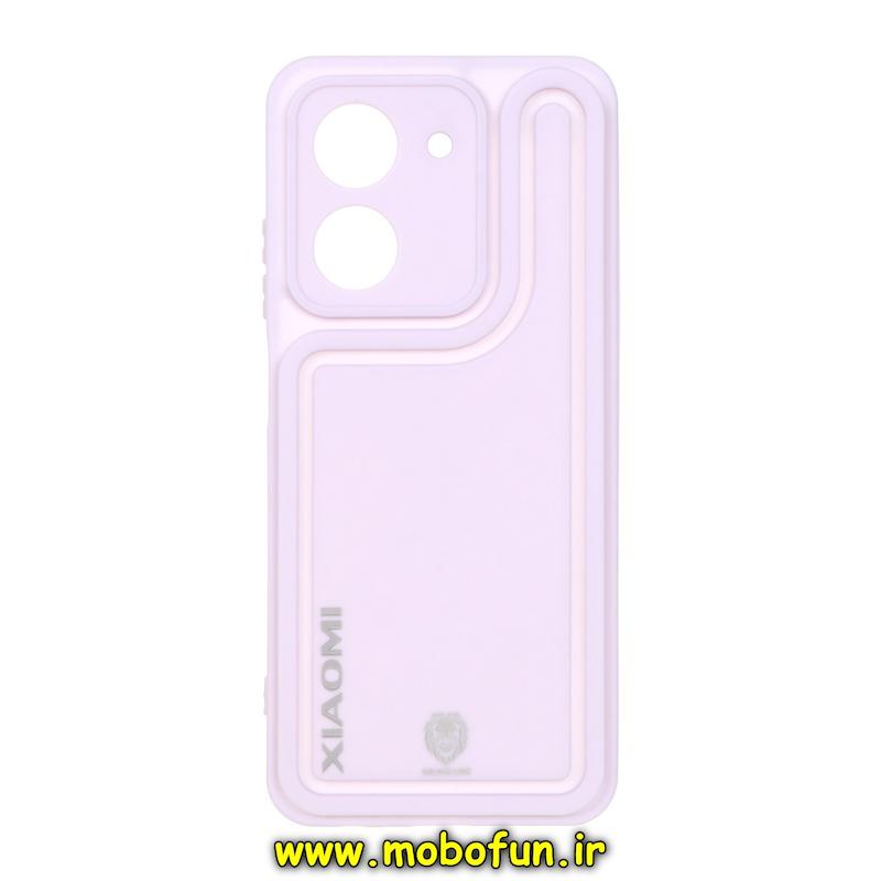 قاب گوشی Redmi A5 / Poco C71 شیائومی طرح سیلیکونی Solid ساده محافظ لنزدار یاسی کد 76317