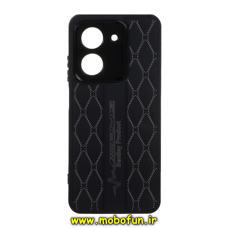 قاب گوشی Redmi A5 / Poco C71 شیائومی پافر لوزی سیلیکونی ژله ای محافظ لنز دار مشکی کد 76329