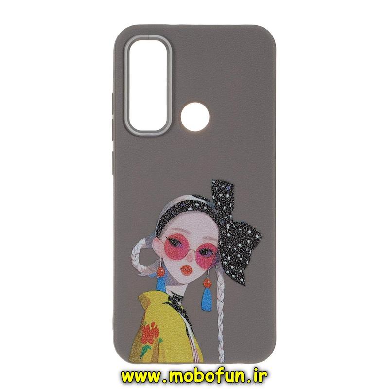 قاب گوشی Redmi Note 8 / Redmi Note 8 2021 شیائومی لدر دیزاین SOFT Lether Design فانتزی سیلیکونی طرح دخترونه کد 76338