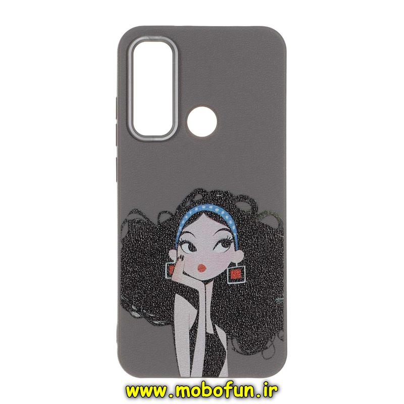 قاب گوشی Redmi Note 8 / Redmi Note 8 2021 شیائومی لدر دیزاین SOFT Lether Design فانتزی سیلیکونی طرح دخترونه کد 76340