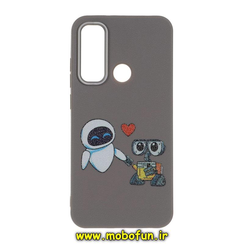 قاب گوشی Redmi Note 8 / Redmi Note 8 2021 شیائومی لدر دیزاین SOFT Lether Design فانتزی سیلیکونی طرح ربات کد 76354