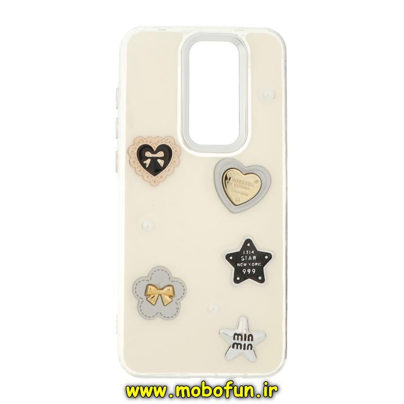 قاب گوشی Redmi Note 8 Pro شیائومی فانتزی برجسته رزینی Luxury Case لنز و دکمه کرومی کد 76381