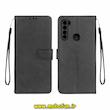 کیف گوشی Redmi Note 8T شیائومی مگنتی طرح چرم کتابی محافظ لنزدار بند چرمی مشکی کد 76389