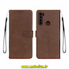کیف گوشی Redmi Note 8T شیائومی مگنتی طرح چرم کتابی محافظ لنزدار بند چرمی قهوه ای کد 76392