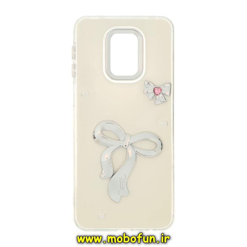قاب گوشی Redmi Note 9S / Redmi Note 9 Pro شیائومی فانتزی برجسته رزینی Luxury Case لنز و دکمه کرومی کد 76395