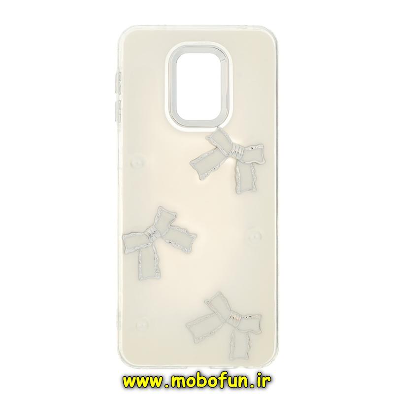 قاب گوشی Redmi Note 9S / Redmi Note 9 Pro شیائومی فانتزی برجسته رزینی Luxury Case لنز و دکمه کرومی کد 76396