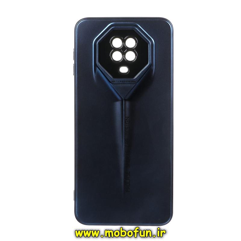 قاب گوشی Redmi Note 9S / Redmi Note 9 Pro شیائومی سری Porsche Design پورش دیزاین LUXURY محافظ لنز دار سرمه ای کد 76407
