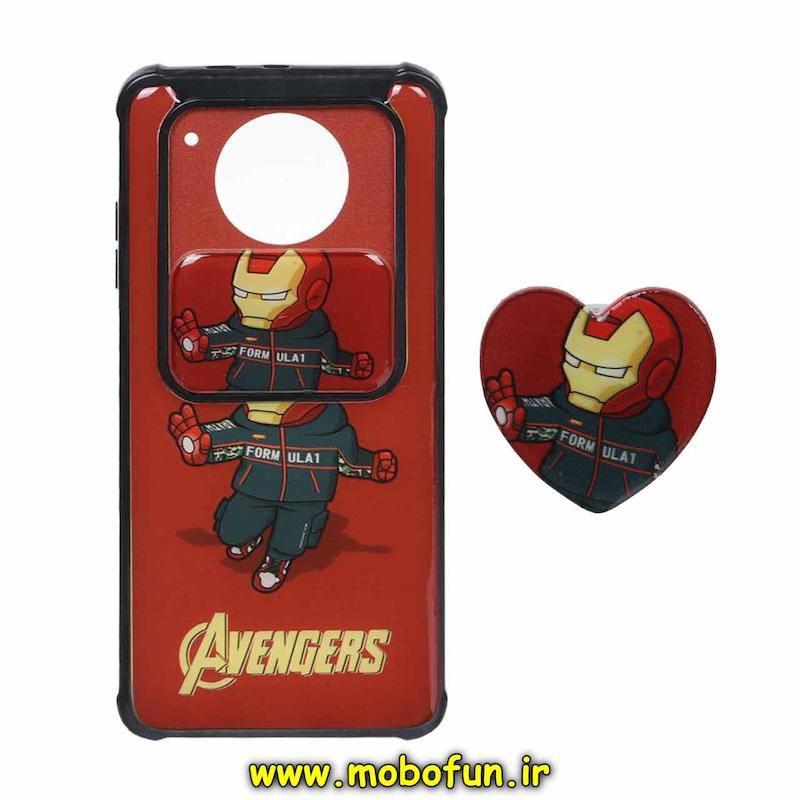 قاب گوشی Redmi Note 9T شیائومی طرح کارتونی پاپ سوکت دار ایربگ دار کپسولی محافظ لنزدار کشویی طرح اسپرت کد 76414