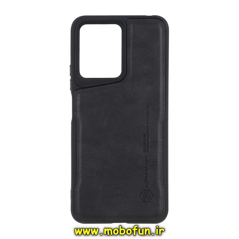 قاب گوشی Redmi Note 12 4G شیائومی چرمی نیوزون کلاسیک نیلکین Nillkin مشکی کد 76448