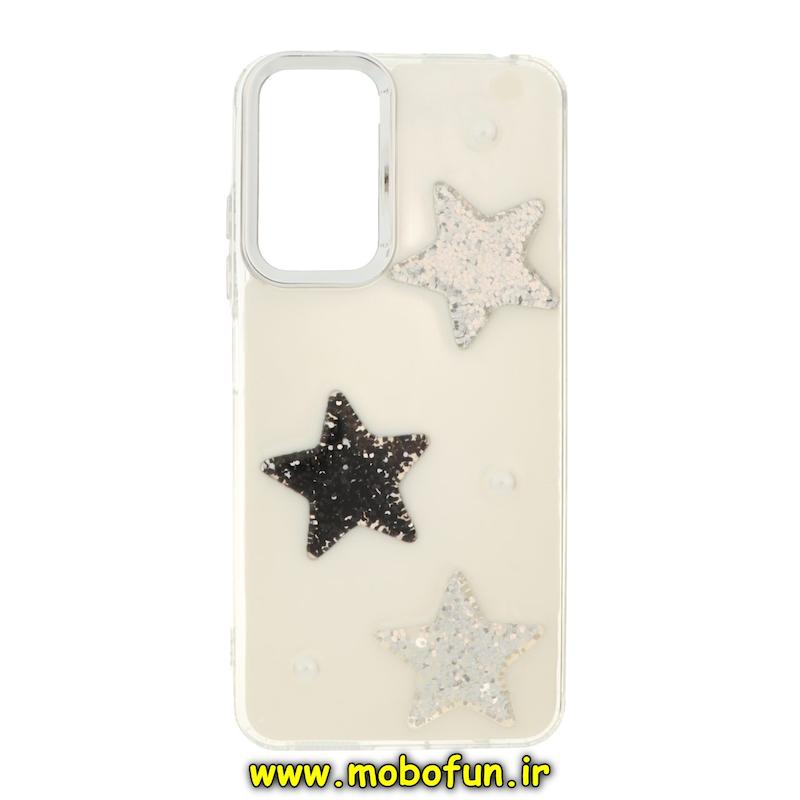 قاب گوشی Redmi Note 11 4G / Redmi Note 11S / Redmi Note 12S شیائومی فانتزی برجسته رزینی Luxury Case لنز و دکمه کرومی کد 76467