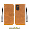 کیف گوشی Redmi Note 12S شیائومی مگنتی طرح چرم کتابی محافظ لنزدار بند چرمی عسلی کد 76477
