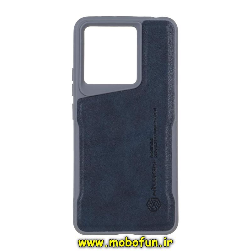 قاب گوشی Redmi Note 13 4G شیائومی چرمی نیوزون کلاسیک نیلکین Nillkin سرمه ای کد 76493