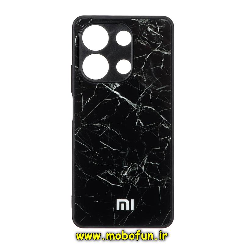 قاب گوشی Redmi Note 13 4G شیائومی پشت گلس شیشه ای محافظ لنز دار کهکشانی کد 76500