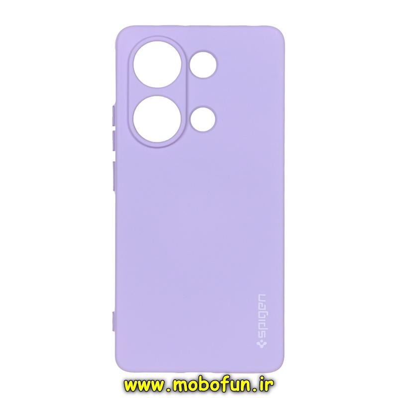 قاب گوشی Redmi Note 13 Pro 4G / Poco M6 Pro 4G / Redmi Note 14S شیائومی سیلیکونی ژله ای PC برند SPIGEN اسپیگن یاسی کد 76515