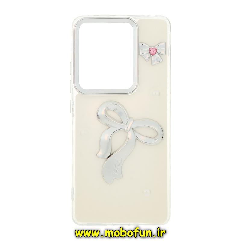 قاب گوشی Redmi Note 13 Pro 4G / Poco M6 Pro 4G / Redmi Note 14S شیائومی فانتزی برجسته رزینی Luxury Case لنز و دکمه کرومی کد 76527