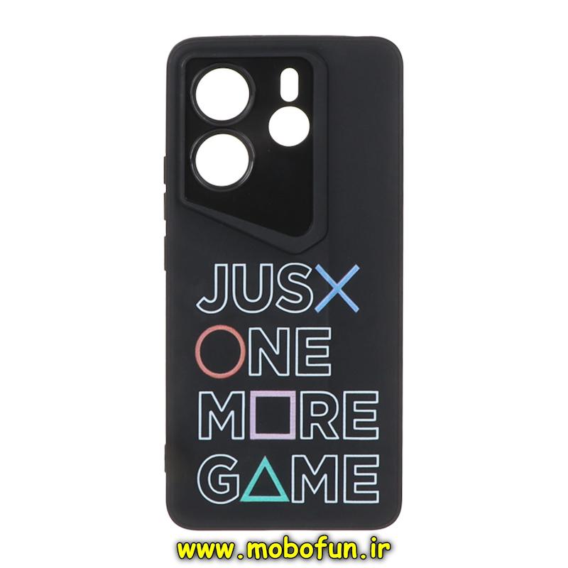 قاب گوشی Redmi Note 14 4G شیائومی Porsche Design سیلیکونی ژله ای محافظ لنز دار فانتزی طرح گیمینگ مشکی کد 76646