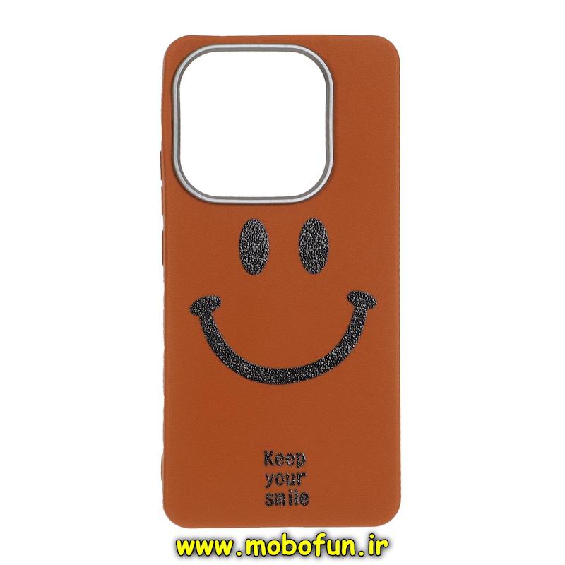 قاب گوشی Redmi Note 14 4G شیائومی لدر دیزاین SOFT Lether Design فانتزی سیلیکونی طرح ربات کد 76668