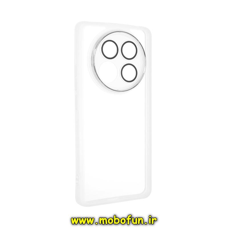 قاب گوشی Redmi Note 14 Pro 4G شیائومی اورجینال متال کیس Metal طرح ژله ای شفاف محافظ لنز دار بی رنگ کد 76687