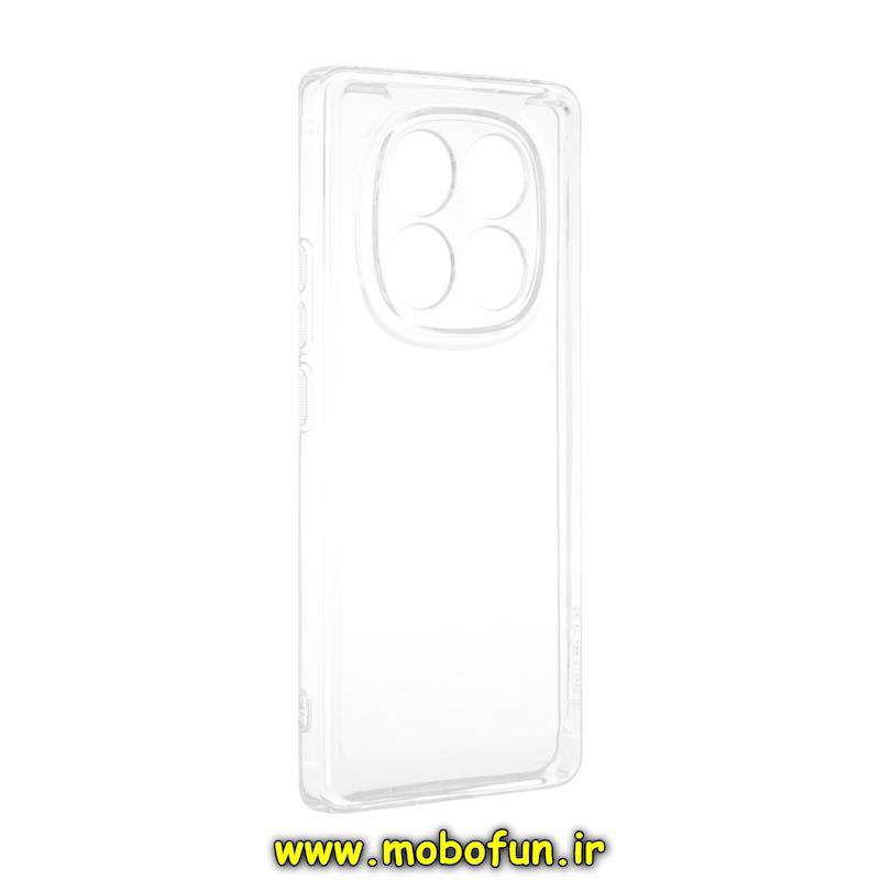 قاب گوشی Redmi Note 14 Pro 4G شیائومی ژله ای شفاف بی رنگ SPACE ایربگ دار محافظ لنز دار کد 76710