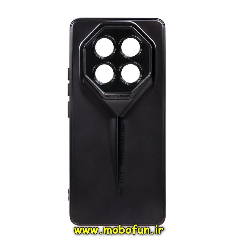 قاب گوشی Redmi Note 14 Pro 4G شیائومی سری Porsche Design پورش دیزاین Hard LUXURY محافظ لنز دار مشکی کد 76713