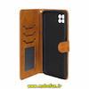 کیف گوشی Galaxy S7 Edge سامسونگ مگنتی طرح چرم کتابی محافظ لنزدار بنددار عسلی کد 76779