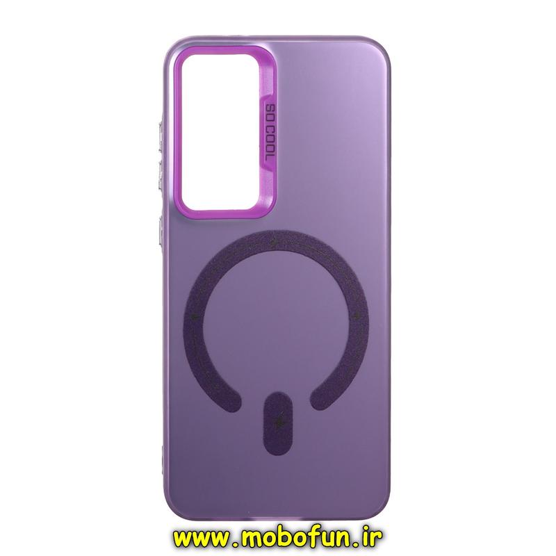 قاب گوشی Galaxy S24 FE سامسونگ So CooL اورجینال طرح مگ سیف اسپرت بنفش کد 76906