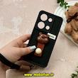 قاب گوشی Redmi Note 13 Pro 5G / Poco X6 شیائومی Solid کنفی لاکچری بند دار محافظ لنزدار طرح خرس تدی کیوت مشکی کد 76946