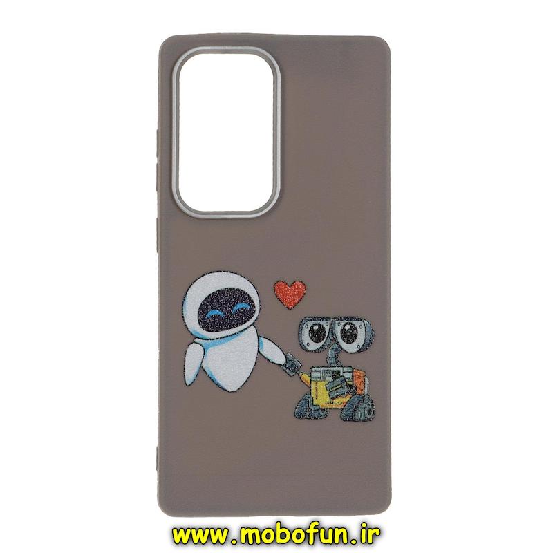 قاب گوشی Galaxy S25 Ultra سامسونگ لدر دیزاین SOFT Lether Design فانتزی سیلیکونی طرح ربات کد 76959