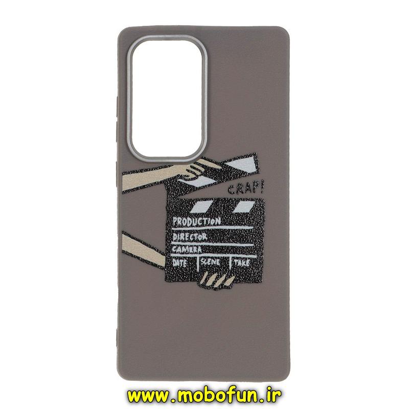 قاب گوشی Galaxy S25 Ultra سامسونگ لدر دیزاین SOFT Lether Design فانتزی سیلیکونی طرح کات کد 76961