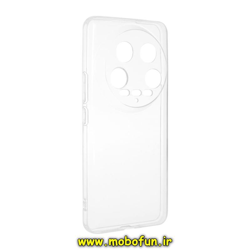 قاب گوشی Xiaomi 14 Ultra شیائومی ژله ای شفاف بی رنگ SPACE ایربگ دار محافظ لنز دار کد 77036
