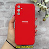 قاب گوشی Galaxy A14 سامسونگ سیلیکونی اورجینال پاک کنی درجه یک زیربسته قرمز کد 90001