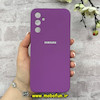 قاب گوشی Galaxy A14 سامسونگ سیلیکونی اورجینال پاک کنی درجه یک زیربسته بنفش کد 90002