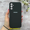 قاب گوشی Galaxy A14 سامسونگ سیلیکونی اورجینال پاک کنی درجه یک زیربسته مشکی کد 90003