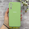 قاب گوشی Galaxy A14 سامسونگ سیلیکونی اورجینال پاک کنی درجه یک زیربسته سبز روشن کد 90011