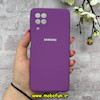 قاب گوشی Galaxy A22 4G / M32 4G سامسونگ سیلیکونی اورجینال پاک کنی درجه یک زیربسته بنفش کد 90012