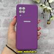 قاب گوشی Galaxy A22 4G / M32 4G سامسونگ سیلیکونی اورجینال پاک کنی درجه یک زیربسته بنفش کد 90012