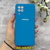 قاب گوشی Galaxy A22 4G / M32 4G سامسونگ سیلیکونی اورجینال پاک کنی درجه یک زیربسته آبی کد 90013