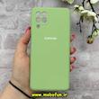قاب گوشی Galaxy A22 4G / M32 4G سامسونگ سیلیکونی اورجینال پاک کنی درجه یک زیربسته سبز روشن کد 90014