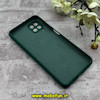 قاب گوشی Galaxy A22 4G / M32 4G سامسونگ سیلیکونی اورجینال پاک کنی درجه یک زیربسته سبز تیره کد 90019