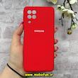 قاب گوشی Galaxy A22 4G / M32 4G سامسونگ سیلیکونی اورجینال پاک کنی درجه یک زیربسته قرمز کد 90021